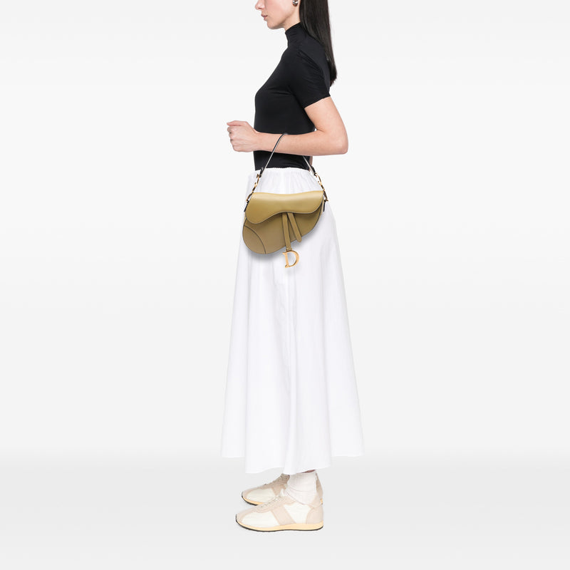 Smooth Calfskin Saddle Bag - Image 7