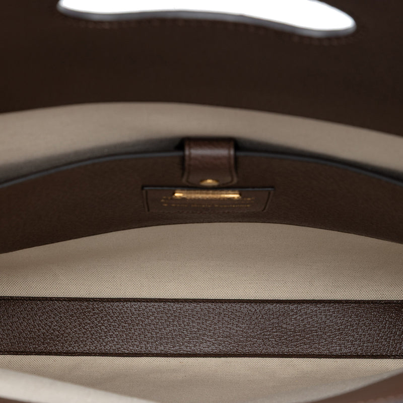 100th Anniversary Textured Calfskin Logo Convertible Tote - Image 4