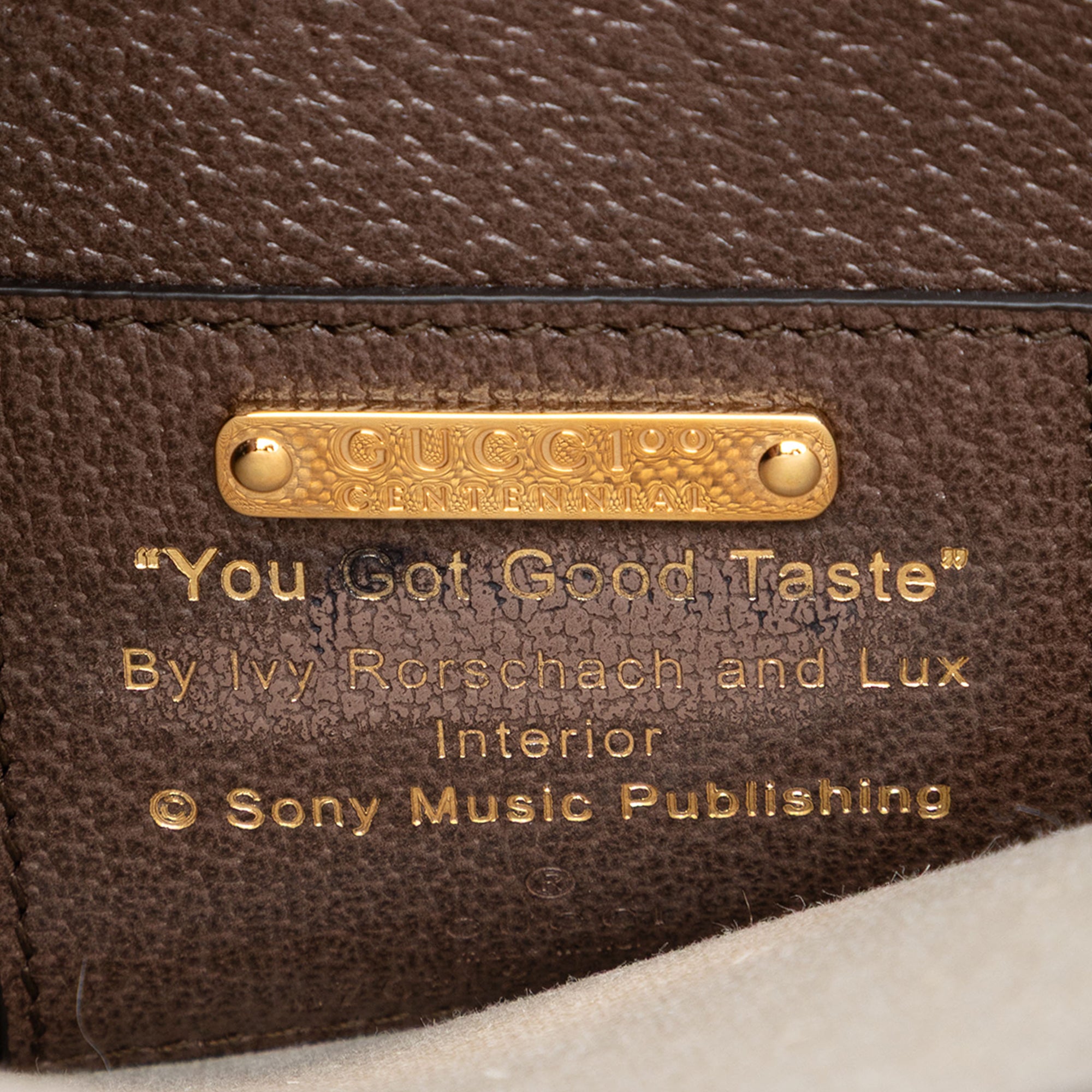 100th Anniversary Textured Calfskin Logo Convertible Tote - Image 5