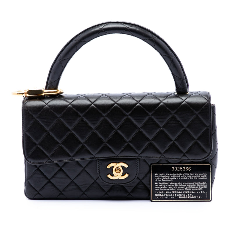 Medium Lambskin Kelly Parent Top Handle Bag - Image 7