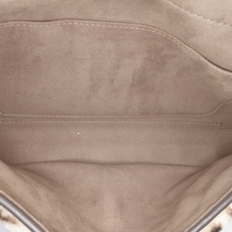 Zucca Shearling Double F Baguette Satchel - Image 4