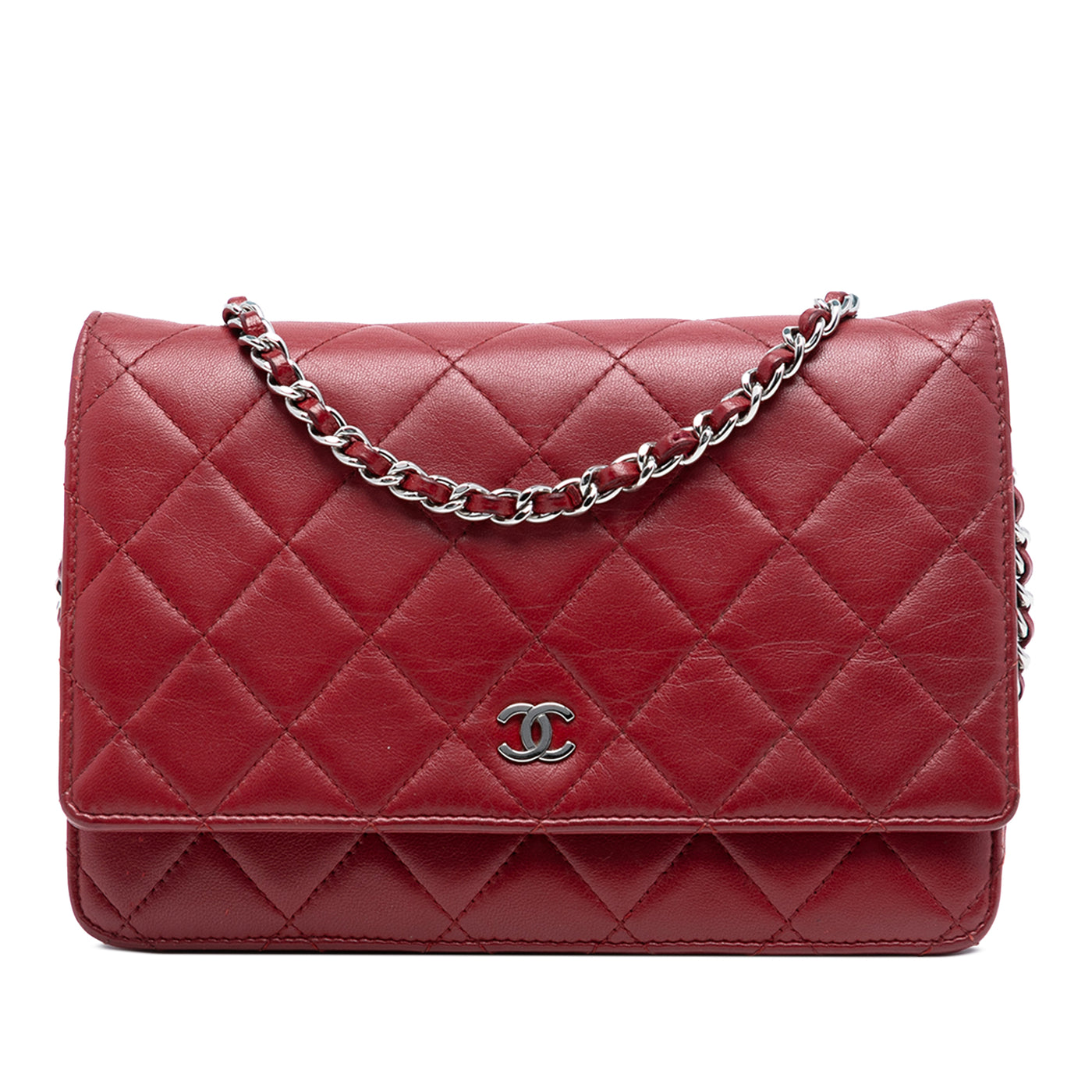 CC Quilted Lambskin Wallet on Chain - Image 1