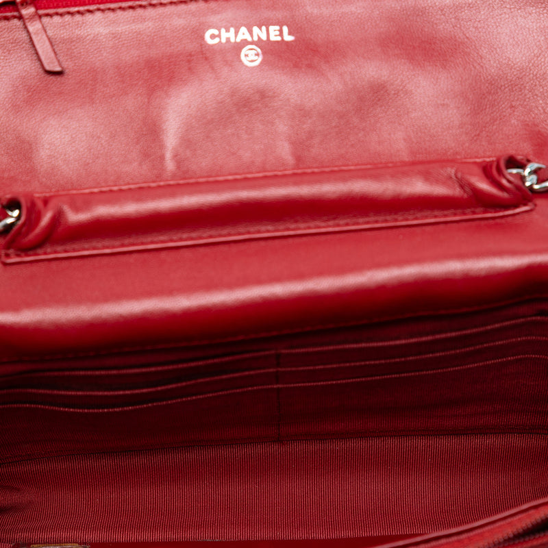 CC Quilted Lambskin Wallet on Chain - Image 4