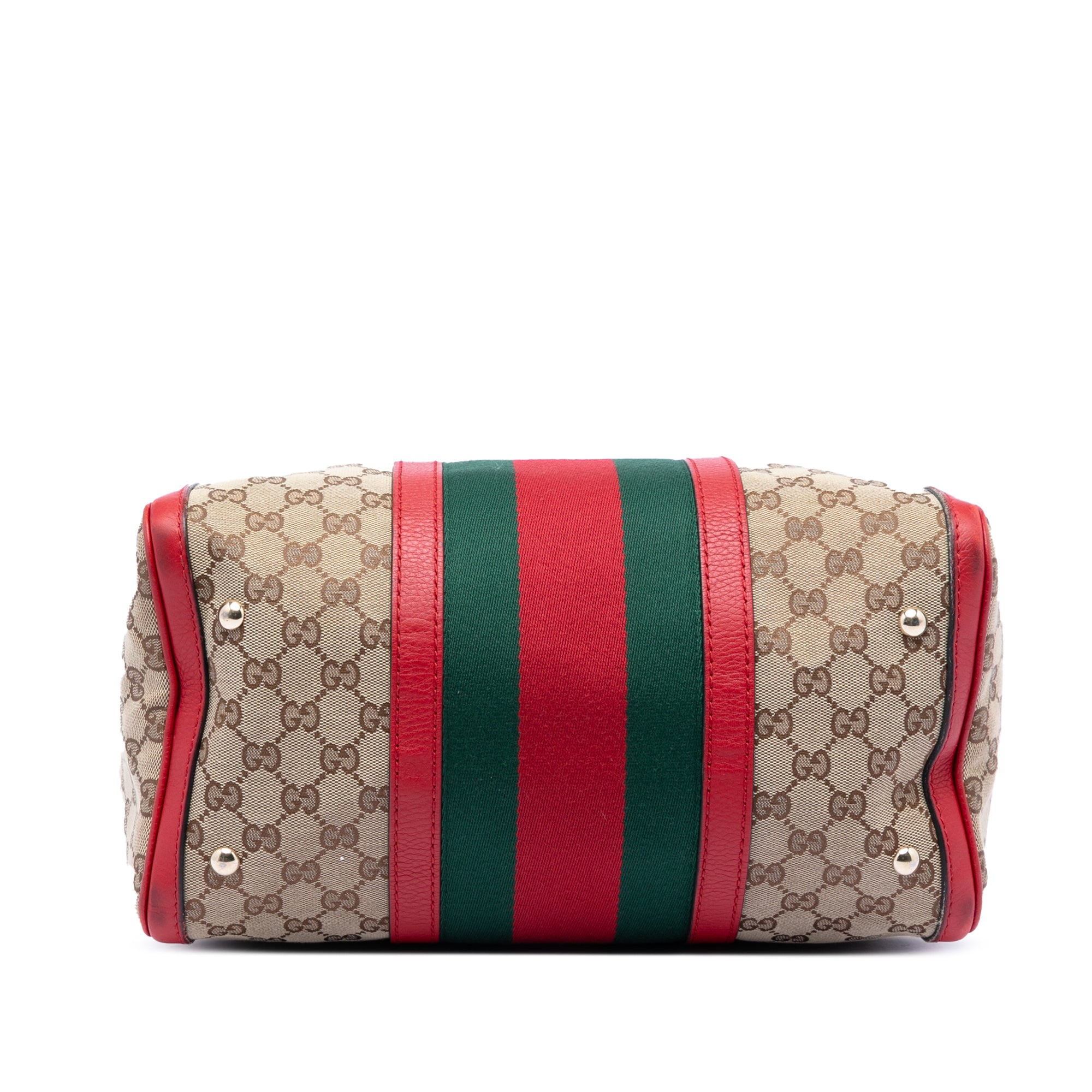 Medium GG Canvas Web Joy Boston Bag - Image 3