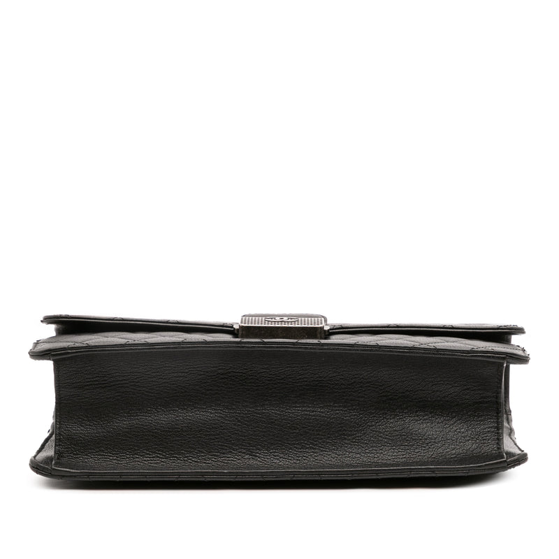 Medium Quilted Goatskin CC University Flap - Image 3