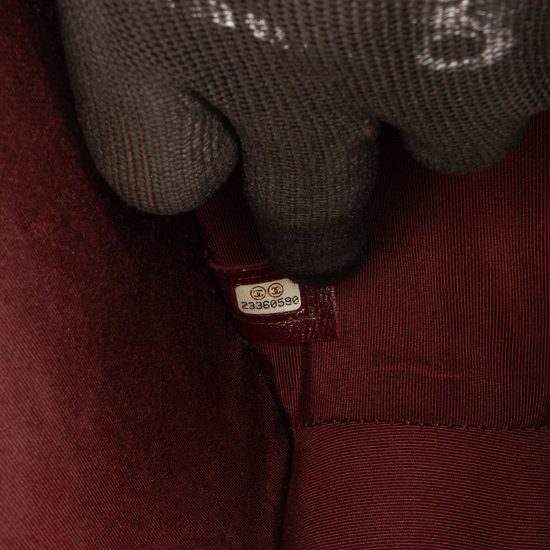 Medium Quilted Goatskin CC University Flap - Image 6
