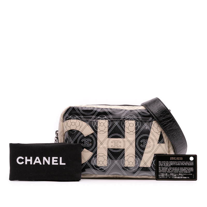 Coated Canvas Camellia Logo Camera Bag - Image 14