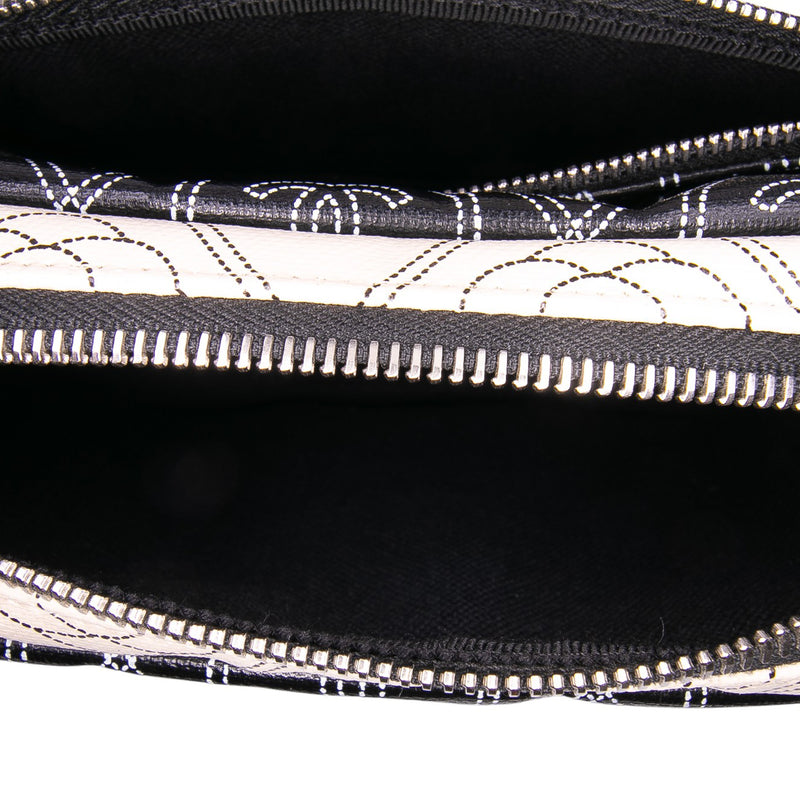 Coated Canvas Camellia Logo Camera Bag - Image 4