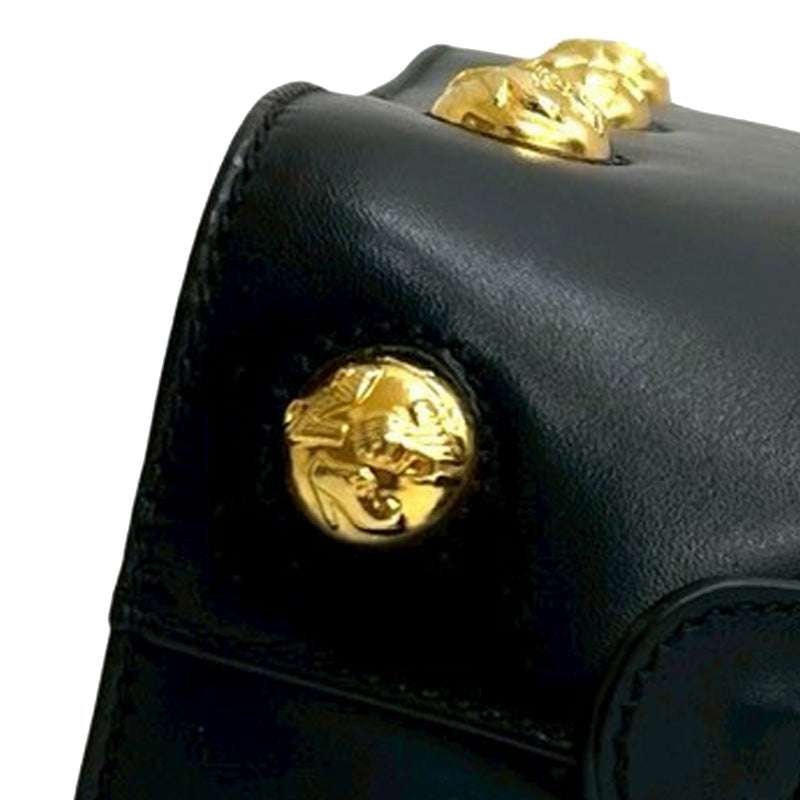 Mini Studded Leather Satchel - Image 12