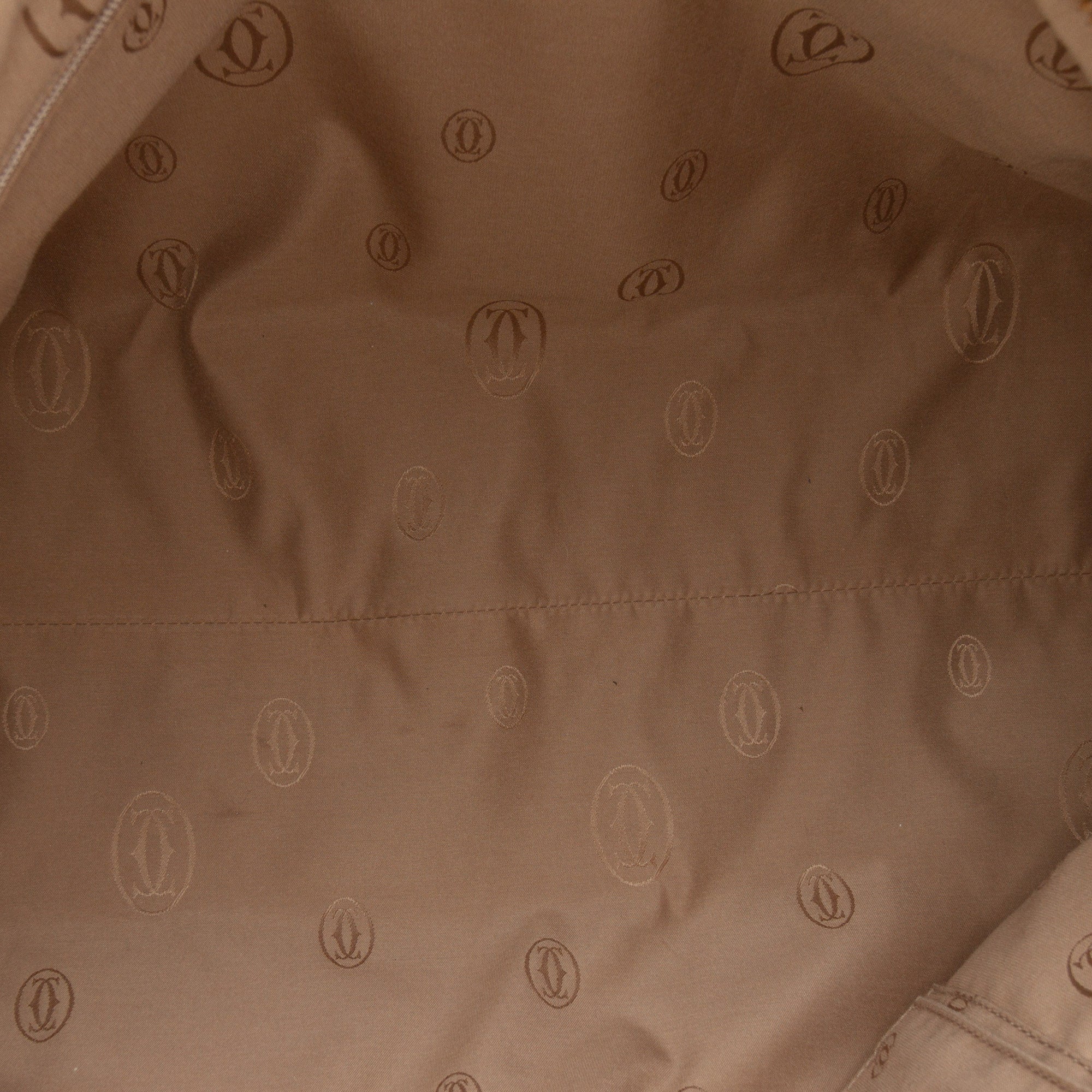 Large Leather Marcello de Cartier Satchel - Image 4