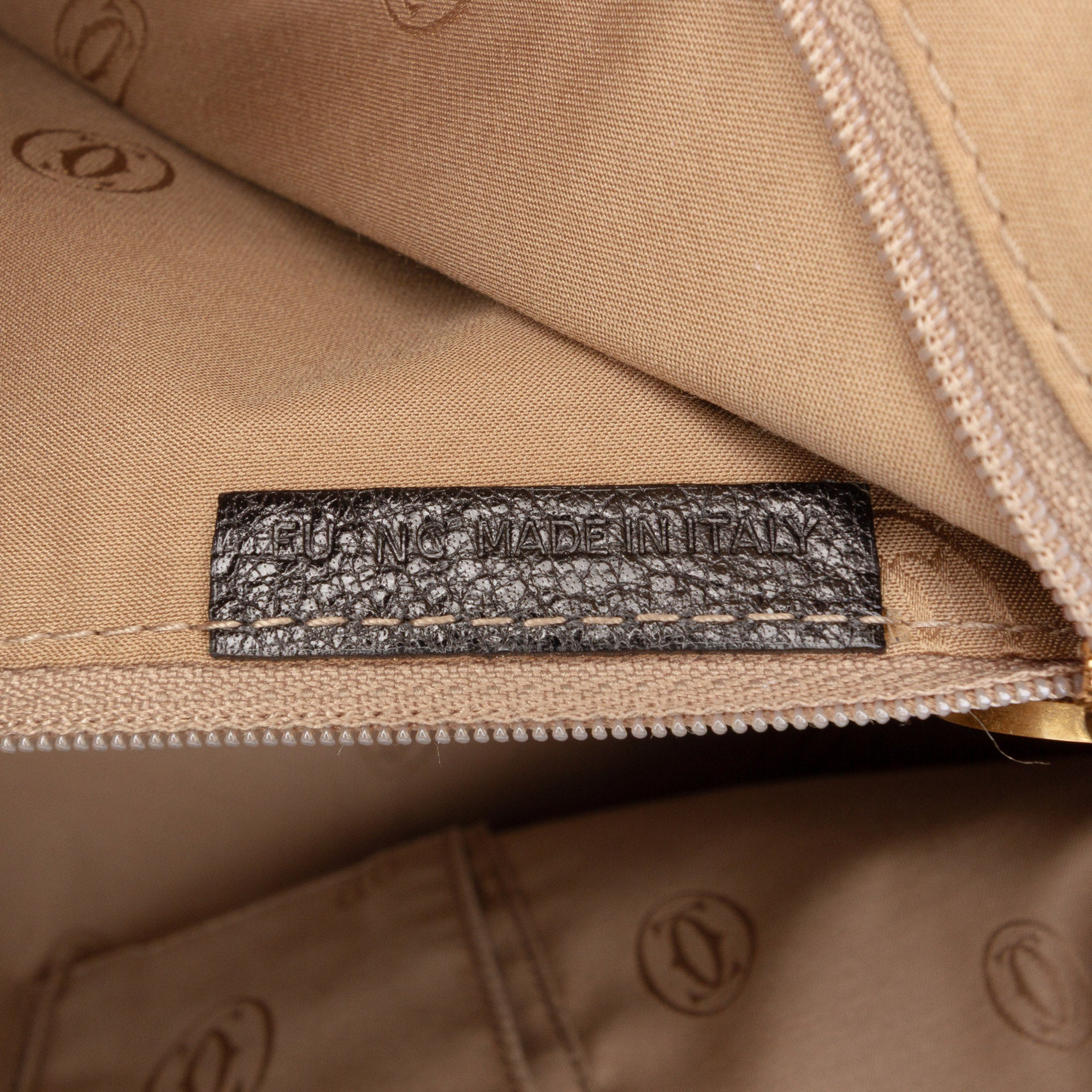 Large Leather Marcello de Cartier Satchel - Image 6