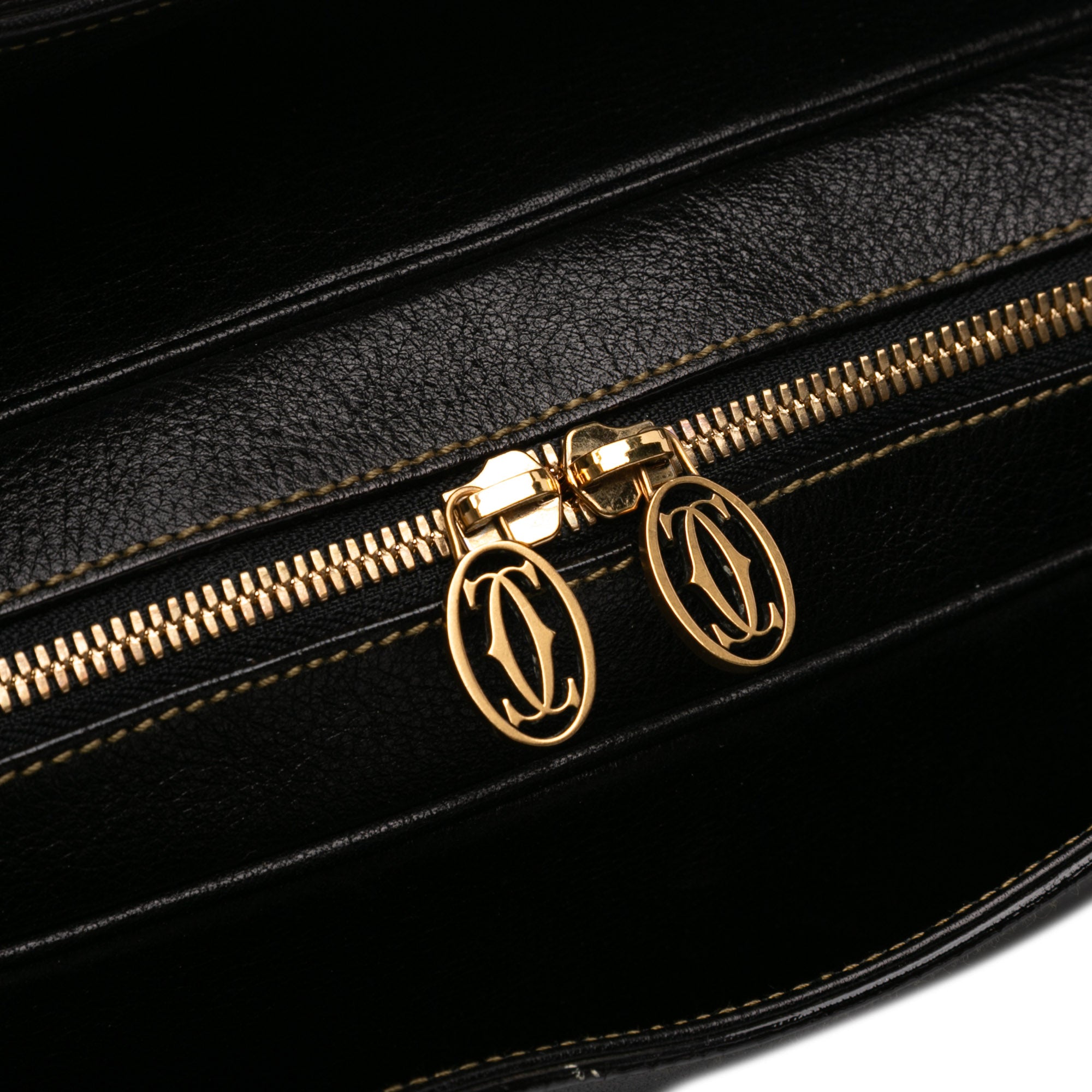 Large Leather Marcello de Cartier Satchel - Image 7