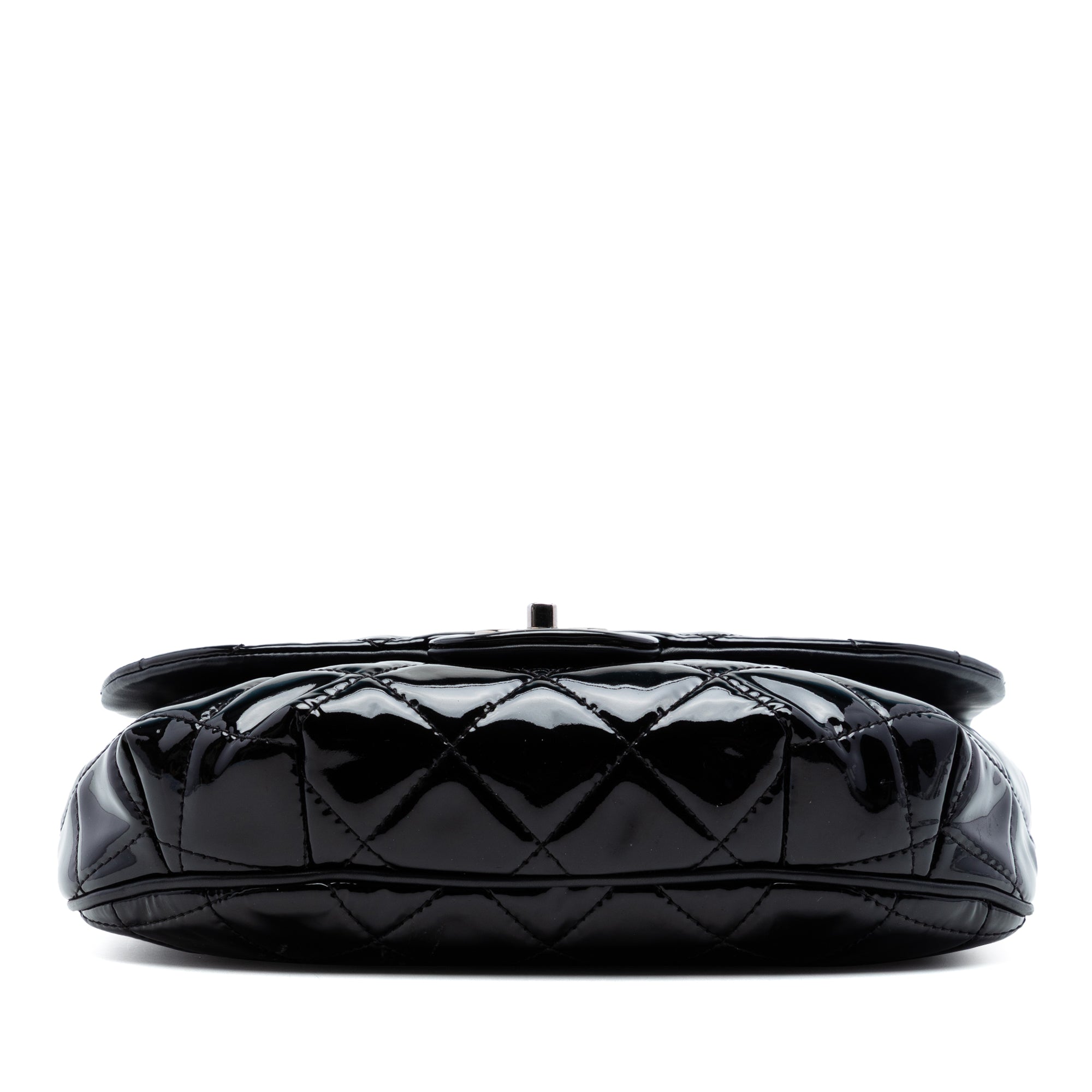 Medium Quilted Patent Bubble CC Flap - Image 3