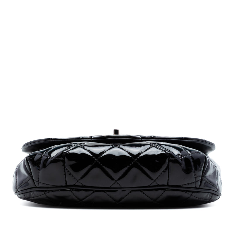 Medium Quilted Patent Bubble CC Flap - Image 3