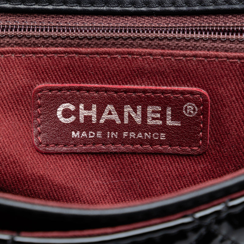 Medium Quilted Patent Bubble CC Flap - Image 5