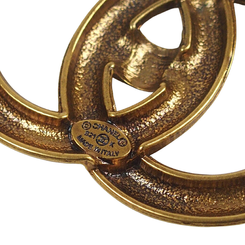 CC Gold Plated Turnlock Brooch - Image 5