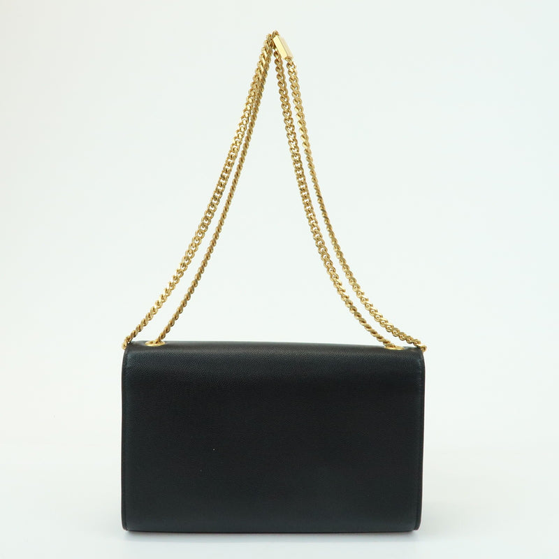 Saint Laurent Classic Monogram Leather Black Bag