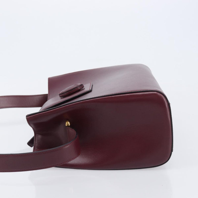 Cartier Must De Leather Burgundy Bag