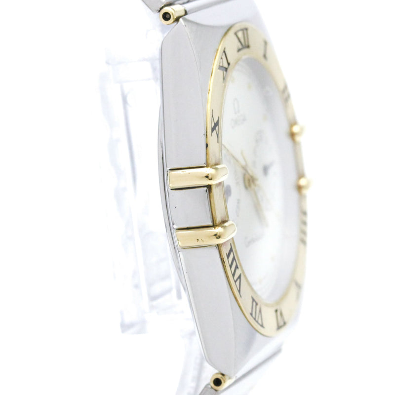 Omega Constellation Quartz Stainless Steel And Yellow Gold Watches