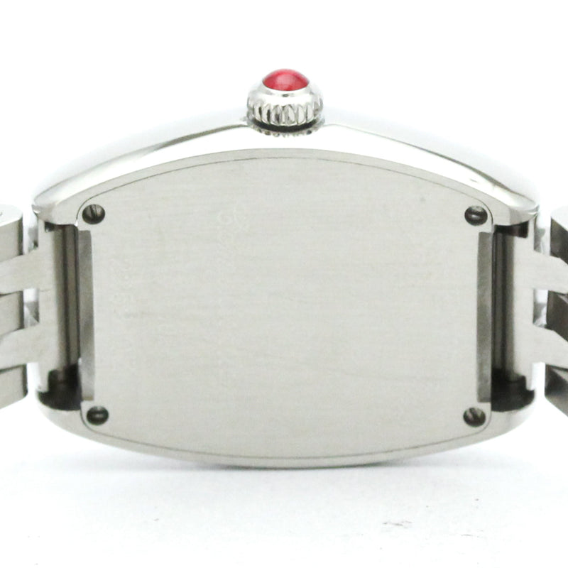 Franck Muller Cintree Curvex Quartz White Gold And Crocodile With Diamond Bezel Watches