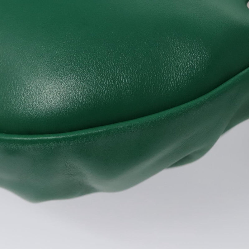 Bottega Veneta The Chain Pouch Leather Green