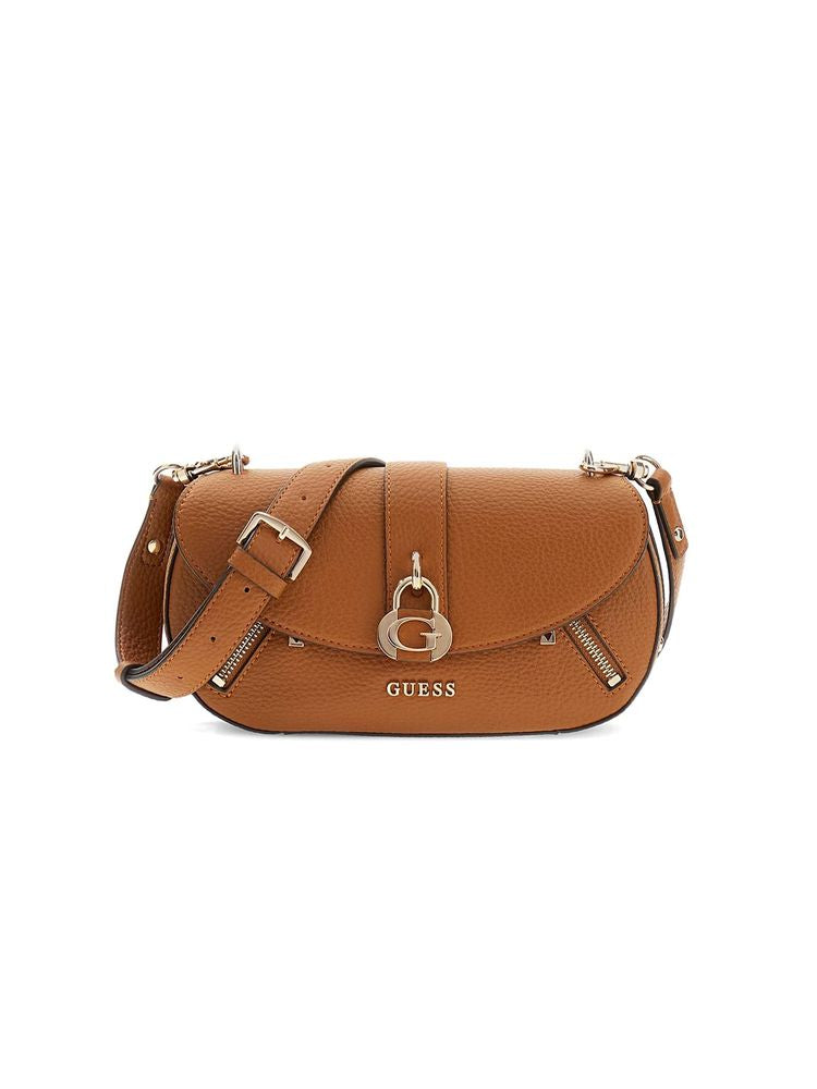 Guess Crossbody Bag — Caramel Polyurethane
