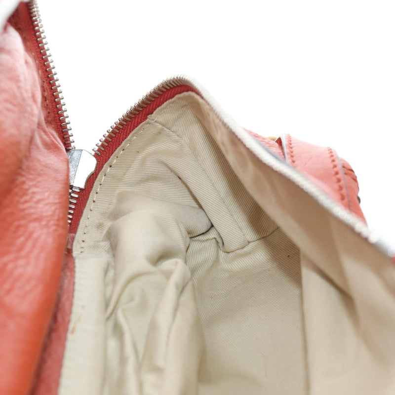 Chloe Paddington Leather Orange Bag