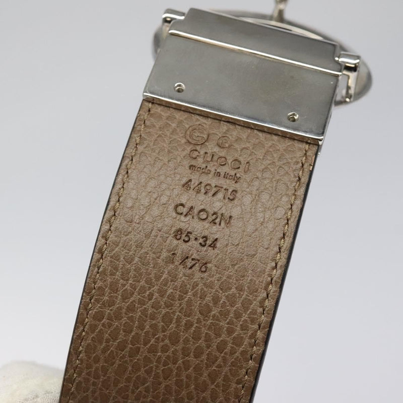 Gucci 1973 Reversible Belt (outlet) Leather Black
