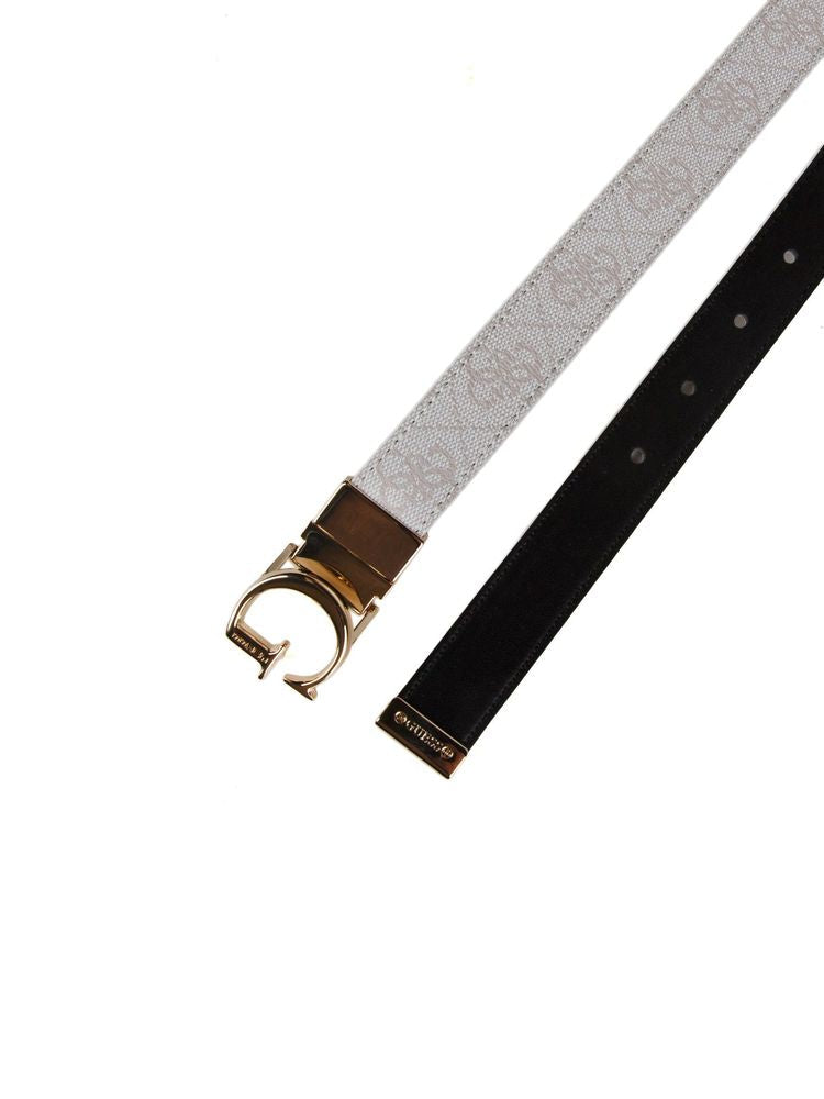 Guess Leona Belt — Beige Polyester