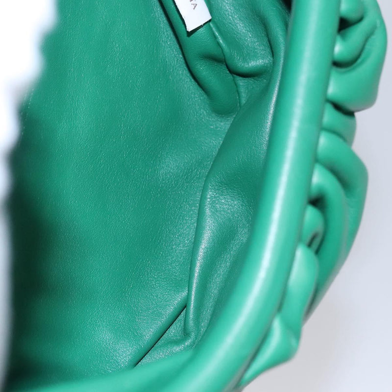 Bottega Veneta The Chain Pouch Leather Green