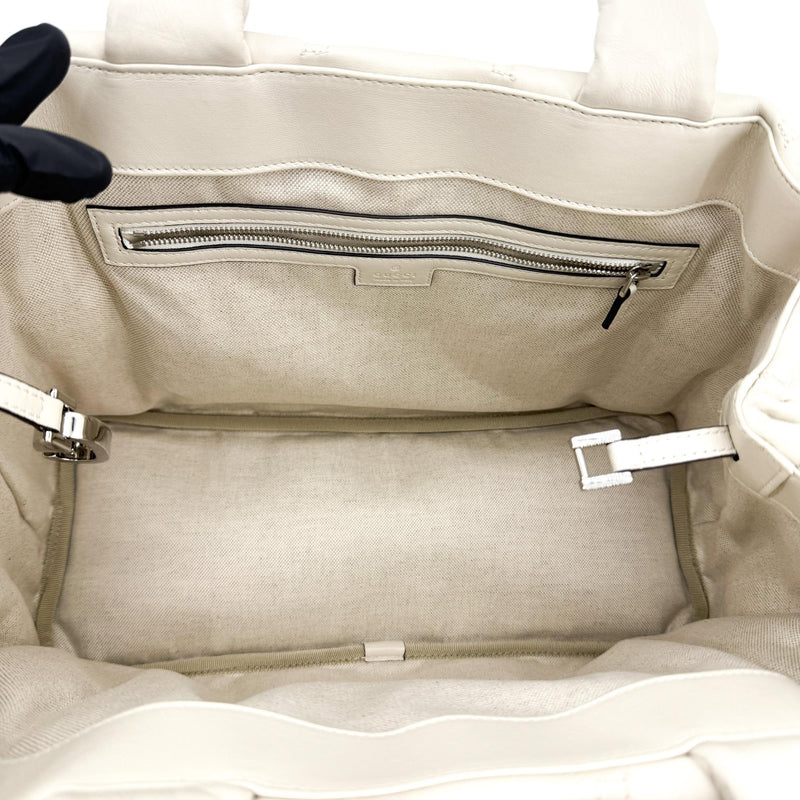 Gucci Gg Marmont Matelassé Leather White Bag