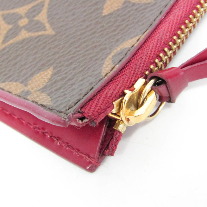 Louis Vuitton Zipped Card Holder Nm Monogram Canvas Brown Accessory