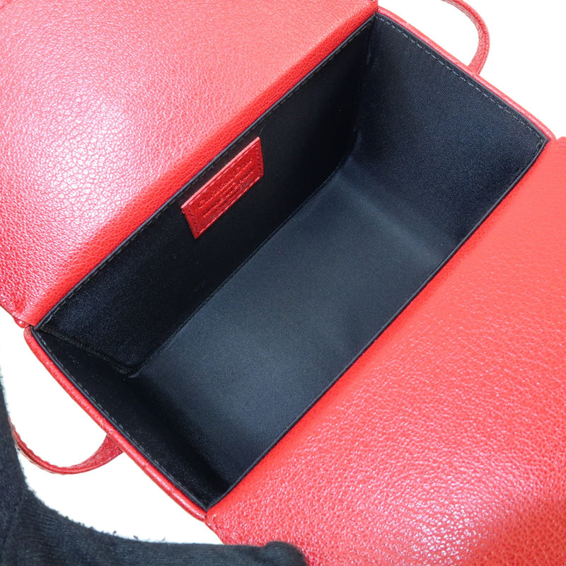 Christian Dior Handbag Leather Red Bag