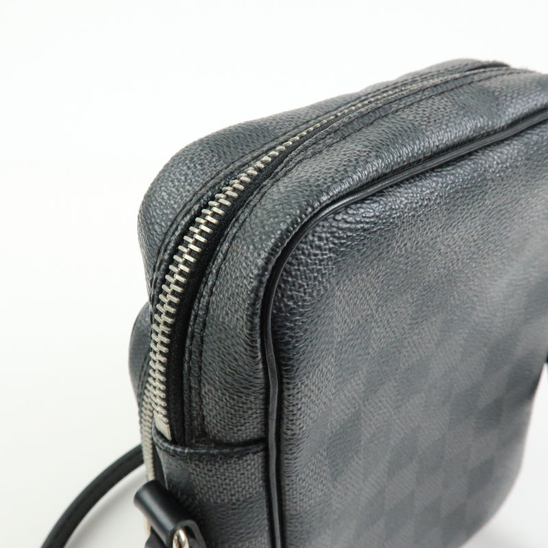Louis Vuitton Rem Damier Graphite Black Canvas Bag
