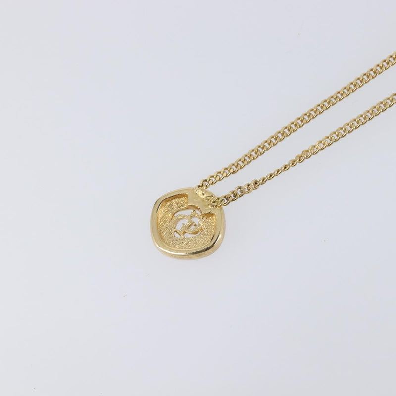 Christian Dior Cd Cube Charms Pendant Metal With Crystals Gold Bijoux