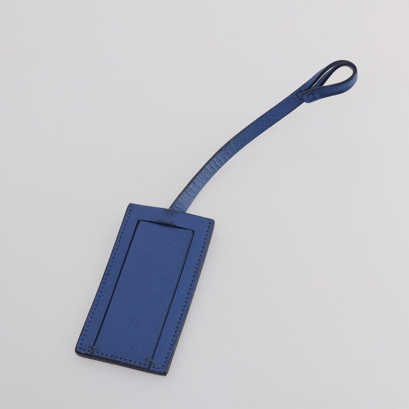 Prada Travel Bag Nylon Blue Leather