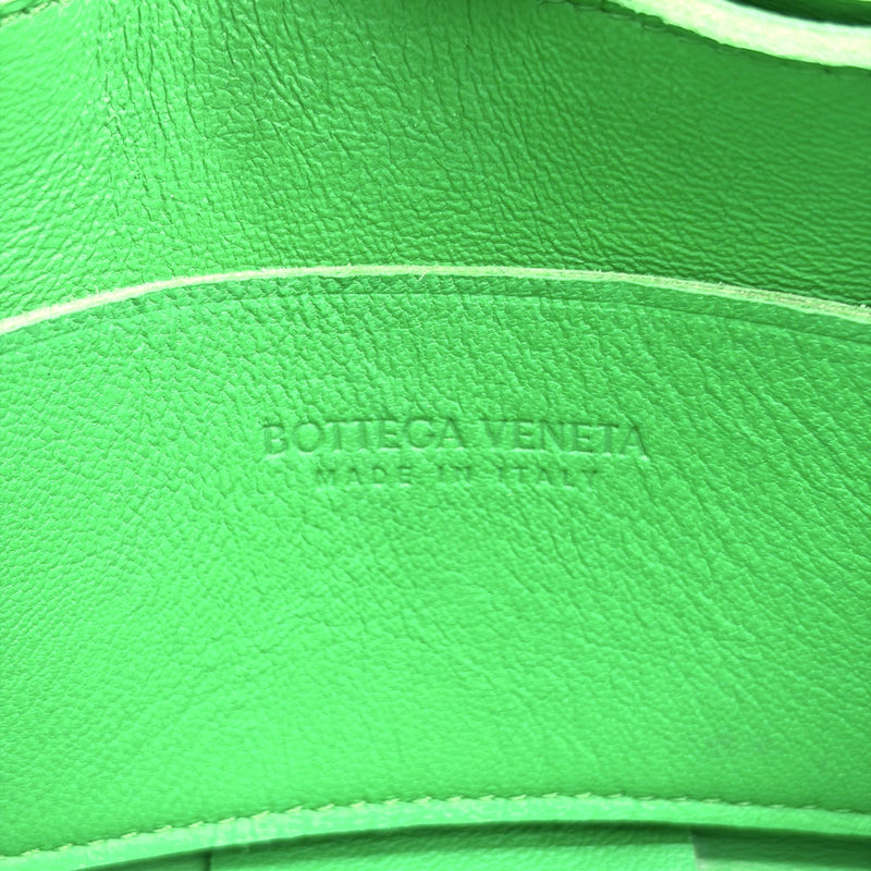 Bottega Veneta Cassette Maxi Intrecciato Leather Green Bag