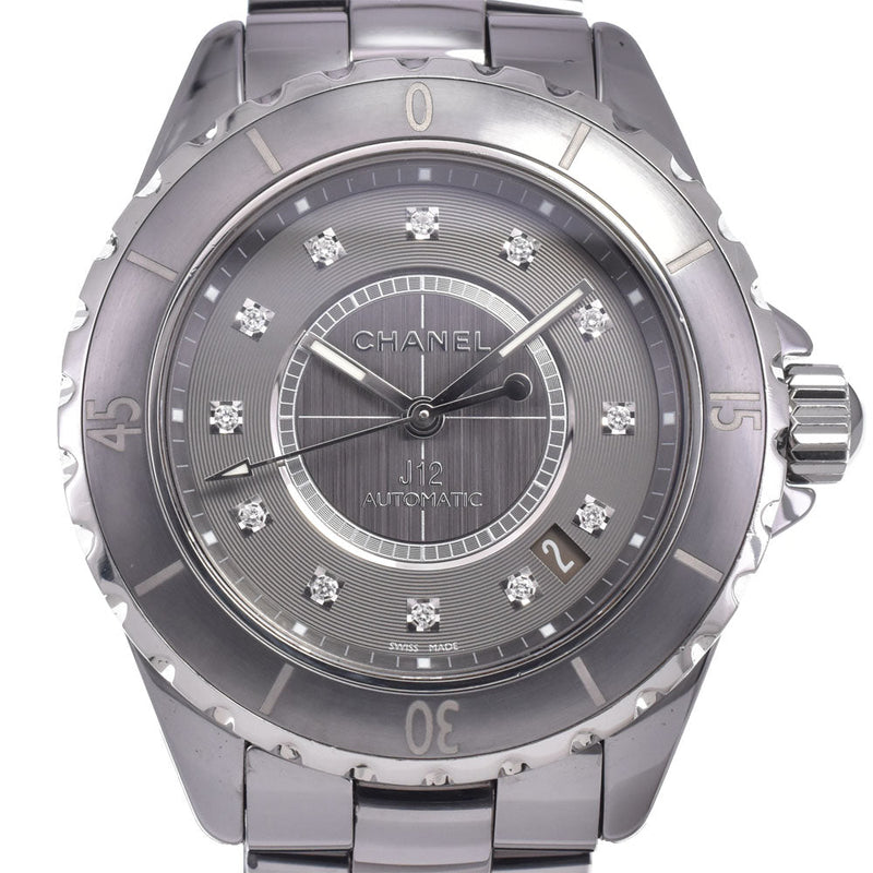 Chanel J12 Automatic Ceramic And Stainless Steel With Diamond Markers Watches