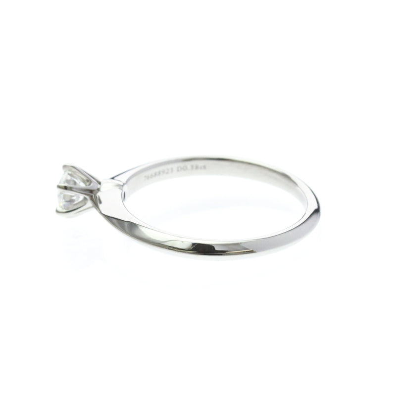 Tiffany & Co. Setting Solitaire Platinum With Rbc Diamond G-Vvs2 Silver Bijoux