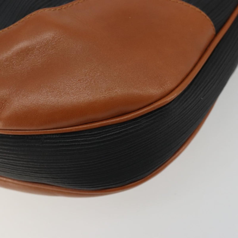 Salvatore Ferragamo Shoulder Leather Black Bag