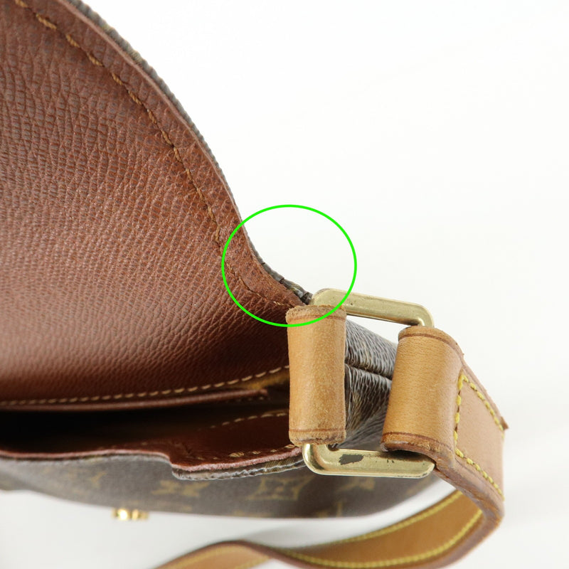 Louis Vuitton Musette Tango Monogram Canvas Brown Bag