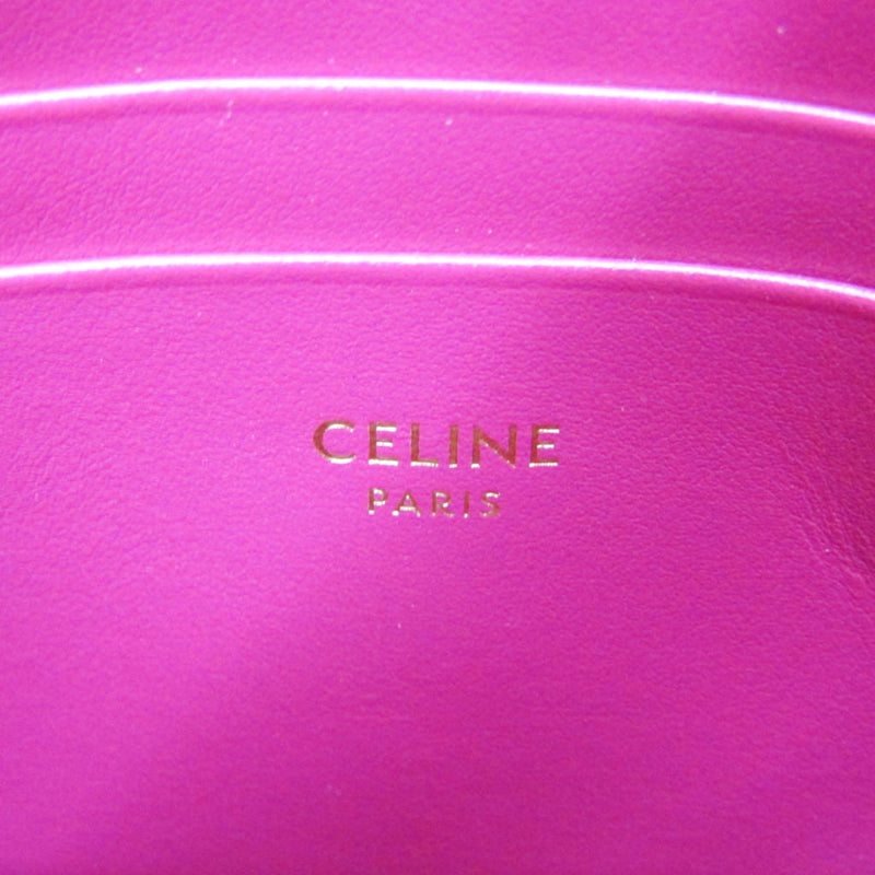 Celine C Charm Quilted Leather Pink Bag
