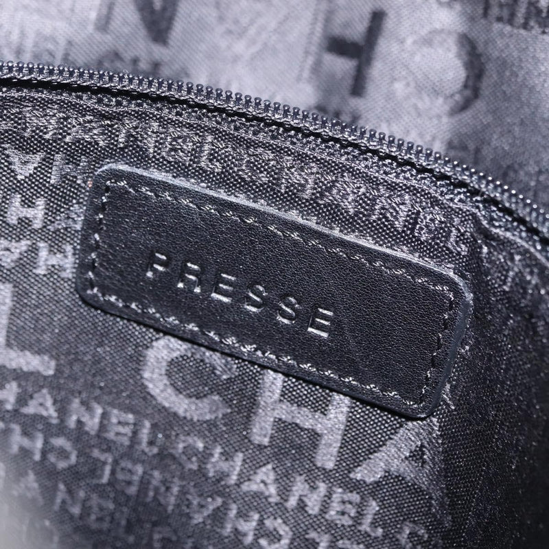 Chanel Camellia Messenger Tweed Gray Cotton