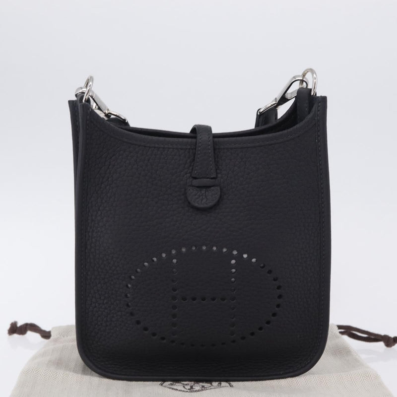 Hermes Evelyne Bag Gen Iii Clemence Black Leather