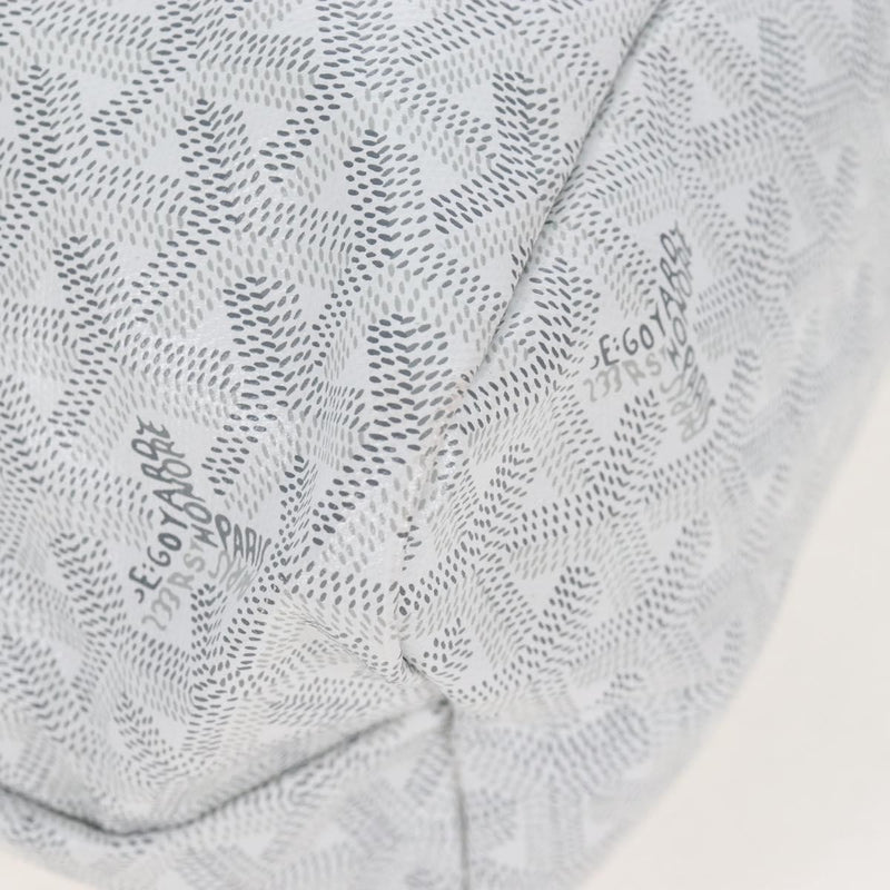 Goyard Boheme Hobo Iridescent Coated Canvas White