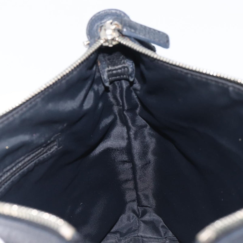 Christian Dior Vintage Street Chic Messenger Diorissimo Canvas And Leather Black