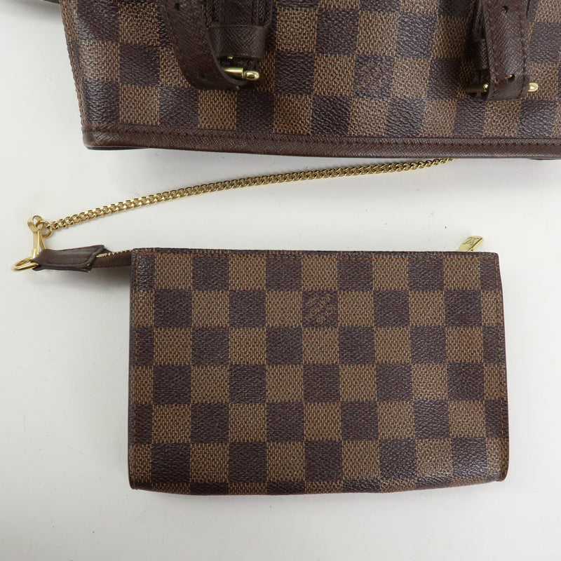 Louis Vuitton Marais Bucket Damier Brown Canvas Bag