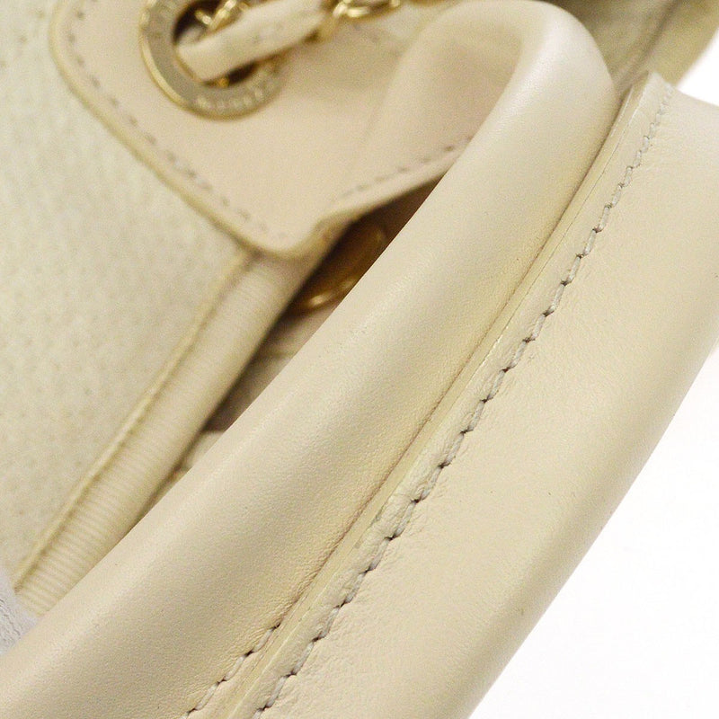 Chanel Deauville Nm Mixed Fibers White Canvas Bag