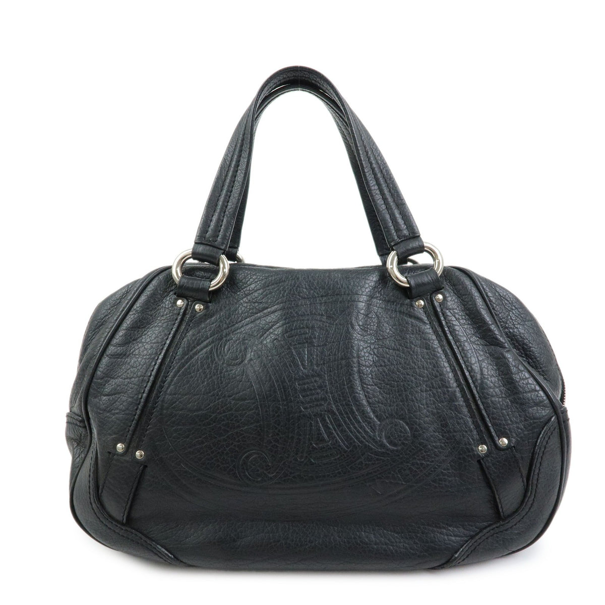 Celine Macadam Leather Black Bag