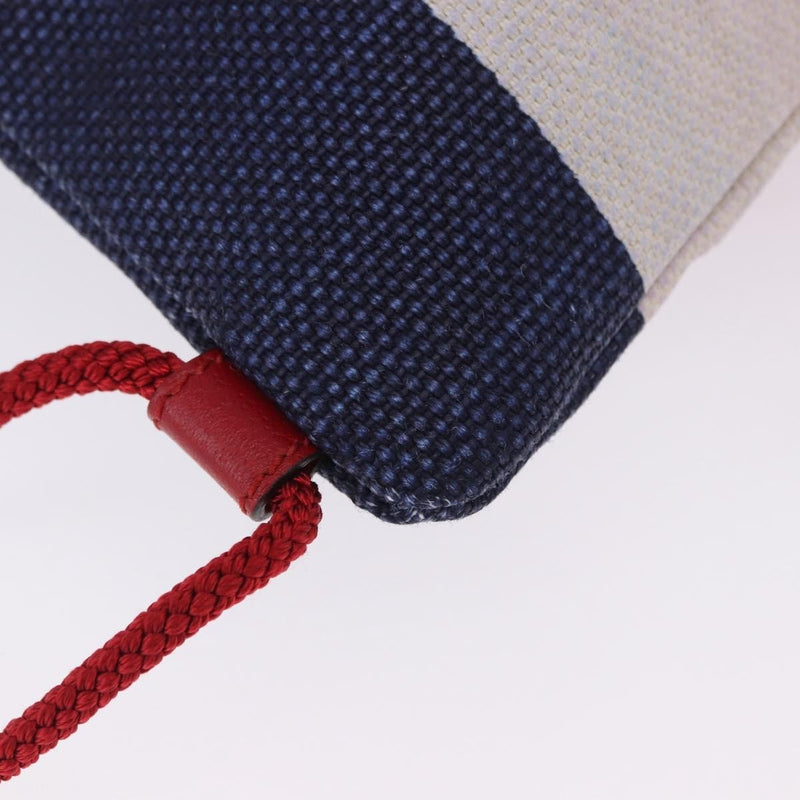 Gucci Logo Drawstring Striped Canvas Multicolour Bag